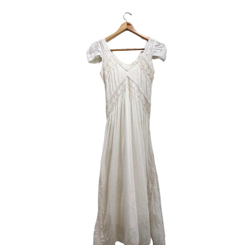 LoveShackFancy Archer Dress in Antique White - Picture 4 of 10